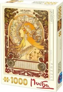 Puslespil - 1000 Brikker - Alphonse Mucha - Zodiac