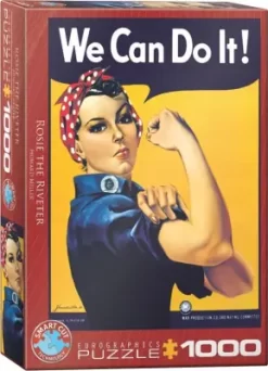Eurographics Puslespil - 1000 Brikker - Rosie The Riveter