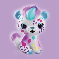 Airbrush Plush - Katte Bamse - Med 4 Farver Og Skabeloner -Legetøjsverden airbrush plush kattekilling 570564 2