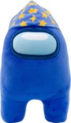 Among Us Bamse - Blå Med Troldmandshat - 30 CM