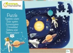 Avenue Mandarine - Solsystem Puslespil - 76 Brikker
