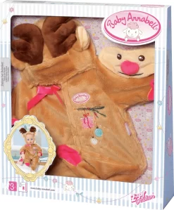 Baby Annabell Dukketøj - Rensdyr Dragt - 43 CM -Legetøjsverden baby annabell rensdyrdragt 43 cm 594425 4