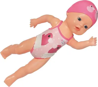 Baby Born Dukke - Min Første Svømmepige Babydukke - 30 CM 1 Baby Born Dukke - Min Første Svømmepige Babydukke - 30 CM