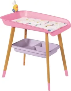 Baby Born Babyborn Tilbehør - Puslebord Med Opbevaring