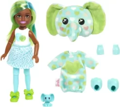 Barbie - Cutie Reveal - Chelsea Jungle - Elefant -Legetøjsverden barbie cutie reveal chelsea jungle serie elefant 598132 4