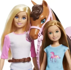 Barbie Dukker - Barbie Og Stacie Med Hest -Legetøjsverden barbie dolls and horse gxd65 592216 3