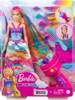 Barbie - Dreamtopia Prinsesse Dukke - Regnbue -Legetøjsverden barbie dreamtopia prinsesse dukke regnbue 533839 3