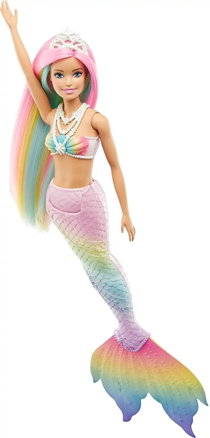 Barbie Dreamtopia Dukke - Rainbow Magic Havfrue 2 Barbie Dreamtopia Dukke - Rainbow Magic Havfrue - Billede 2