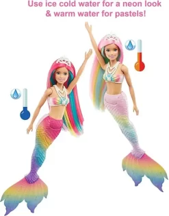 Barbie Dreamtopia Dukke - Rainbow Magic Havfrue 9 Barbie Dreamtopia Dukke - Rainbow Magic Havfrue -Legetøjsverden barbie dreamtopia rainbow magic havfrue gtf89 521761 3