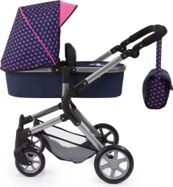 Bayer - Dukkevogn - Barnevogn Til Dukke - City Neo - Navy -Legetøjsverden bayer dukkevogn city neo navy 508492 2