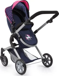Bayer - Dukkevogn - Barnevogn Til Dukke - City Neo - Navy -Legetøjsverden bayer dukkevogn city neo navy 508492 3