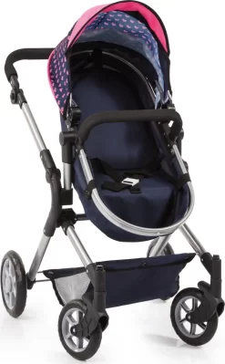 Bayer - Dukkevogn - Barnevogn Til Dukke - City Neo - Navy -Legetøjsverden bayer dukkevogn city neo navy 508492 4