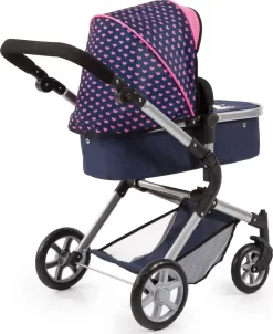 Bayer - Dukkevogn - Barnevogn Til Dukke - City Neo - Navy -Legetøjsverden bayer dukkevogn city neo navy 508492 5