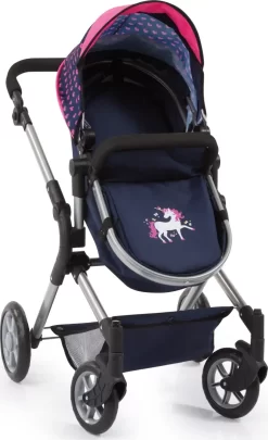 Bayer - Dukkevogn - Barnevogn Til Dukke - City Neo - Navy -Legetøjsverden bayer dukkevogn city neo navy 508492 6