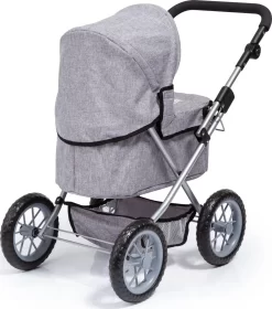 Bayer - Dukkevogn - Trendy - Grå -Legetøjsverden bayer dukkevogn trendy graa 463281 3