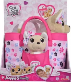 Chi Chi Love - Chihuahua Bamser - Happy Family - Mor Og Hvalp