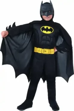 Batman Kostume Med Muskler - 89 CM