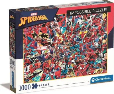 Spider-Man Puslespil - Clementoni - 1000 Brikker - Impossible