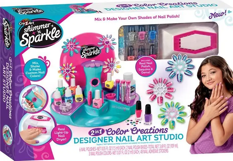 Shimmer N Sparkle - Cra-Z-Art - Negle Salon Legetøj 4 Shimmer N Sparkle - Cra-Z-Art - Negle Salon Legetøj - Billede 4