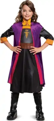 Anna Kostume Til Børn - Disney Frost - 116 CM