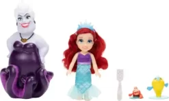 Den Lille Havfrue Legetøj - Figur Sæt - 4 Stk