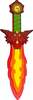 Nomerne: Dragesværdet - Skumsværd Med Dragemotiv - 36 CM