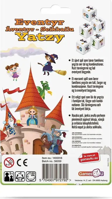 Eventyr Yatzy Spil 2 Eventyr Yatzy Spil - Billede 2