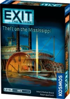 Exit - Theft On The Mississippi - Escape Room Brætspil