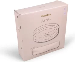 Filibabba - Badebassin - Cool Summer - Lyserød - 80 CM - 43 L -Legetøjsverden filibabba badebassin 80 cm alfie cool summer 600027 4