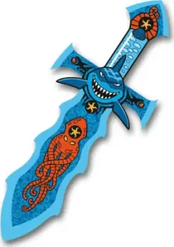 Nomerne: Hajsværdet - Skumsværd Med Hajmotiv - 36 CM