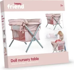 Happy Friend - Rosa Dukke Puslebord 5 Happy Friend - Rosa Dukke Puslebord -Legetøjsverden happy friend rosa dukke puslebord 504384 452877 2