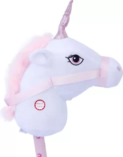 Enhjørning Kæphest - Hvid - Happy Pets -Legetøjsverden happy pets kaephest enhjoerning 569175 2