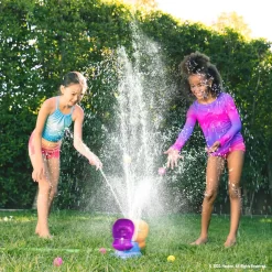 Hungry Hungry Hippos Splash - Sprinkler Havespil -Legetøjsverden hasbro outdoor games sultne flodheste vandspil 596943 3