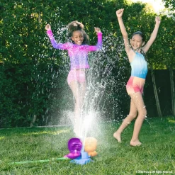 Hungry Hungry Hippos Splash - Sprinkler Havespil -Legetøjsverden hasbro outdoor games sultne flodheste vandspil 596943 5