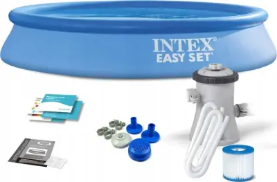 Intex - Easy Set Pool Med Filter Pumpe - 305 X 61 CM - 3.077 L 1 Intex - Easy Set Pool Med Filter Pumpe - 305 X 61 CM - 3.077 L