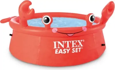 Intex - Easy Set Pool - Glad Krabbe - Badebassin 880 L 1 Intex - Easy Set Pool - Glad Krabbe - Badebassin 880 L