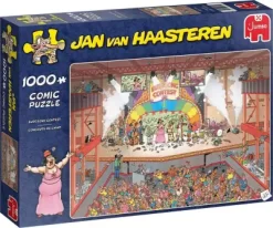 Jan Van Haasteren Puslespil - 1000 Brikker - Eurosong Konkurrence