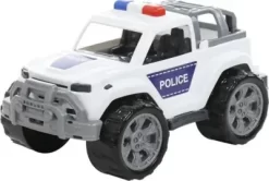 Politi Legetøjsbil - Jeep - 38 CM - Hvid