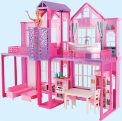 Judith - Kæmpe Dukkehus Med Dukke Og Tilbehør - 85 CM -Legetøjsverden judith gigantisk dukkehus 85x70x40 cm 561495 2