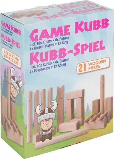 Kubb / Vikingespil / Kongespil 2 Kubb / Vikingespil / Kongespil - Billede 2