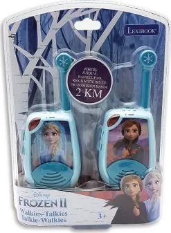 Frost - Walkie Talkie Sæt - 2 Km Rækkevidde -Legetøjsverden lexibook frozen digital walkie talkies up to 2km13 miles with morse lights 543452 5