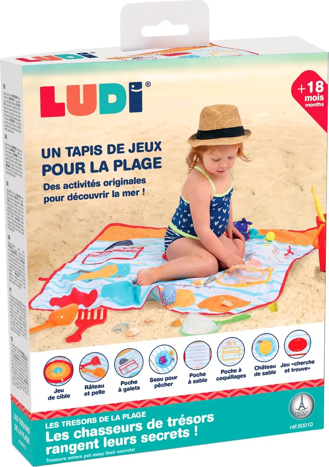 Strandlegetøj Sæt Med Tæppe - Ludi 7 Strandlegetøj Sæt Med Tæppe - Ludi - Billede 7