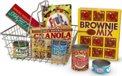 Melissa And Doug - Indkøbskurv Med Indhold Til Børn 1 Melissa And Doug - Indkøbskurv Med Indhold Til Børn