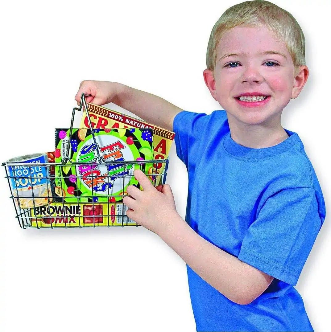 Melissa And Doug - Indkøbskurv Med Indhold Til Børn 3 Melissa And Doug - Indkøbskurv Med Indhold Til Børn - Billede 3