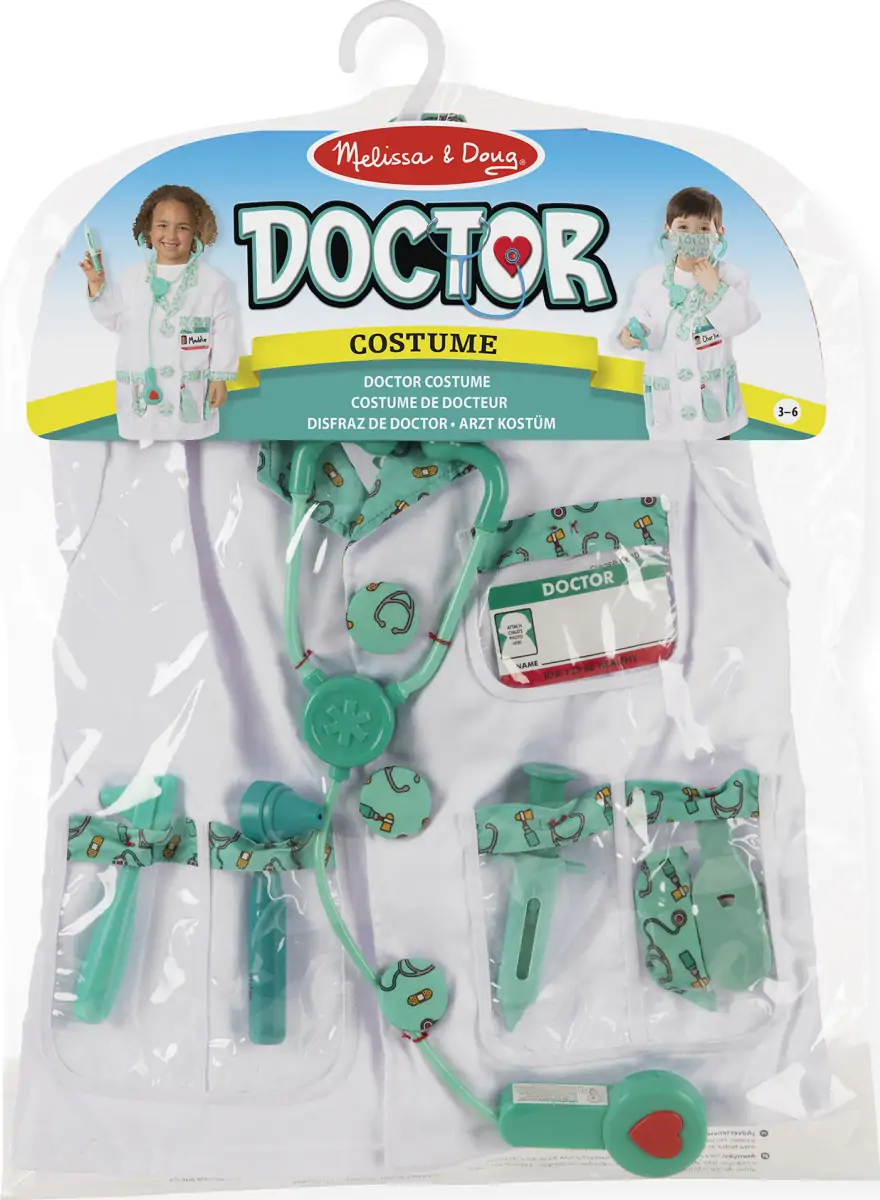 Melissa And Doug - Læge Kostume - 3-6 År 2 Melissa And Doug - Læge Kostume - 3-6 År - Billede 2