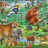 Larsen Puslespil - Jungle - Indien Og Sydøstasien - 38 Brikker