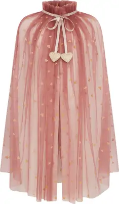 Kappe Udklædning Til Børn - Pink Med Hjerter - Mimi & Lula