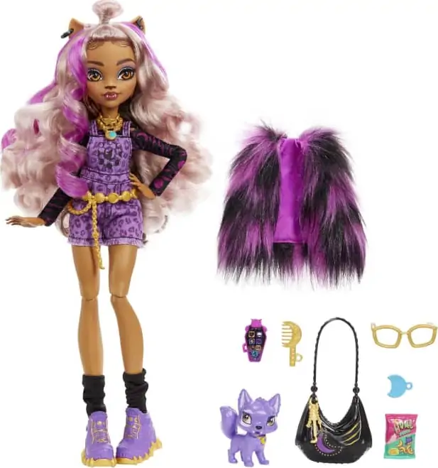 Monster High Dukke - Clawdeen Med Kæledyr 2 Monster High Dukke - Clawdeen Med Kæledyr - Billede 2