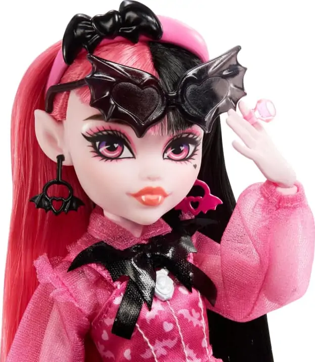 Monster High Dukke - Draculaura Med Kæledyr 2 Monster High Dukke - Draculaura Med Kæledyr - Billede 2