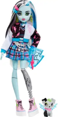 Monster High Dukke - Frankie Med Kæledyr